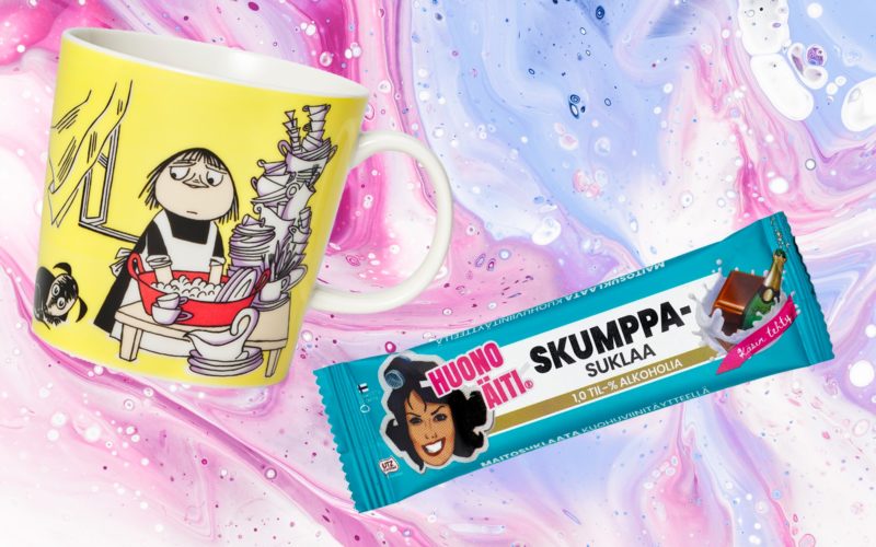 Miisan oma muumimuki ja Huonon Äidin Skumppasuklaata